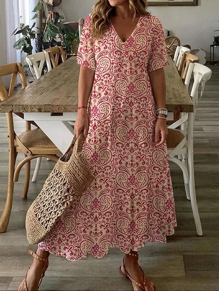 Rosalind | Relaxed Floral Midi Dress