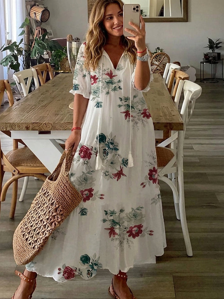 Rosalind | Relaxed Floral Midi Dress