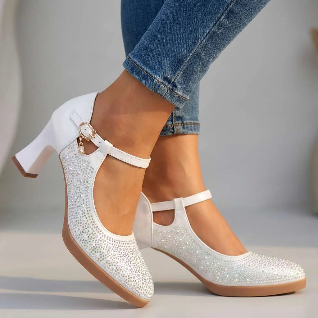 Amelie Crystal Heels